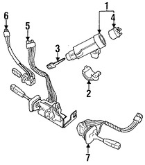 Foto de Interruptor de encendido Original para Land Rover Defender 90 1994 1995 1997 Land Rover Defender 110 1993 Marca LAND ROVER Nmero de Parte LR039638