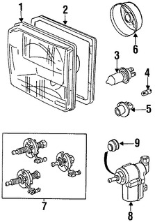 Foto de Portabombilla del Faro Original para Land Rover Discovery Marca LAND ROVER Nmero de Parte STC1240