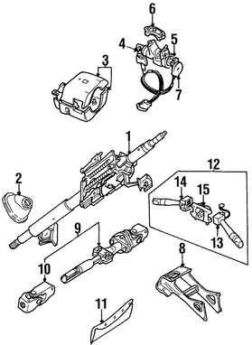 Foto de Interruptor del limpiaparabrisas Original para Land Rover Discovery Land Rover Freelander Land Rover Range Rover Marca LAND ROVER Nmero de Parte STC4016