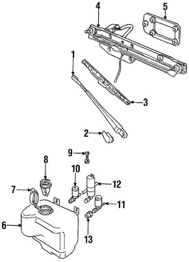 Foto de Ojal Bomba de limpia parabrisas Original para Land Rover Marca LAND ROVER Nmero de Parte AFU4506