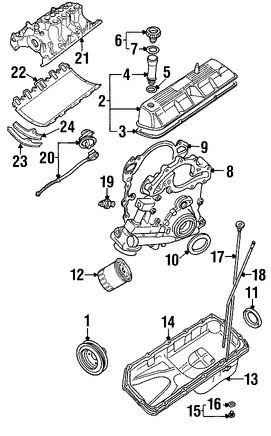 Foto de Cubierta de Correa del Tiempo Original para Land Rover Range Rover 1999 2000 2001 2002 Land Rover Discovery 2001 2002 Marca LAND ROVER Nmero de Parte LJR105040