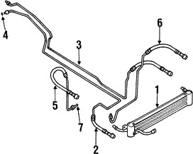 Foto de Tubo Enfriamiento de Aceite del Motor Original para Land Rover Discovery 1999 2000 2001 2002 Marca LAND ROVER Nmero de Parte ESR4627