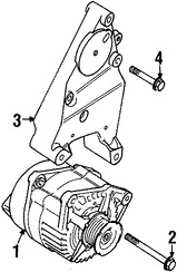 Foto de Tornillo del Alternador Original para Land Rover Discovery Land Rover Freelander Marca LAND ROVER Nmero de Parte FB110201L