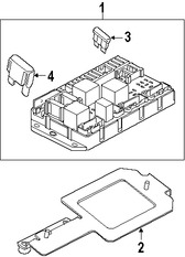 Foto de Caja de Fusibles Original para Land Rover Range Rover 2007 2008 2009 Marca LAND ROVER Nmero de Parte YQE500390