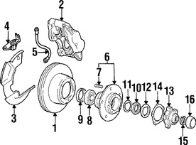Foto de Manguera de freno hidrulico Original para Land Rover Defender 90 1997 1994 1995 Land Rover Defender 110 1993 Marca LAND ROVER Nmero de Parte NRC7874
