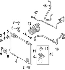Foto de Manguera de succin Refrigerante Aire Acondicionad Original para Land Rover Freelander 2002 2003 2004 2005 Marca LAND ROVER Nmero de Parte JUF000290