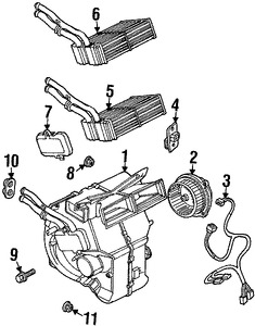 Foto de Resistencia Motor de Ventilador Aire / Calefaccion Original para Land Rover Freelander 2002 2003 2004 2005 Marca LAND ROVER Nmero de Parte JGM500010