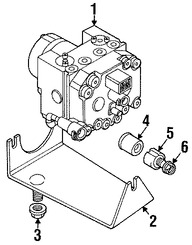 Foto de Conjunto hidrulico de frenos ABS Original para Land Rover Freelander 2002 2003 2004 2005 Marca LAND ROVER Nmero de Parte SRB500250