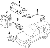 Foto de Llave de Encendido Original para Land Rover LR3 Land Rover Range Rover Sport Marca LAND ROVER Nmero de Parte LR088261