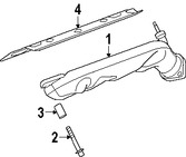 Foto de Mltiple de Escape Original para Land Rover LR3 Land Rover Range Rover Sport Land Rover Range Rover Marca LAND ROVER Nmero de Parte LR003626