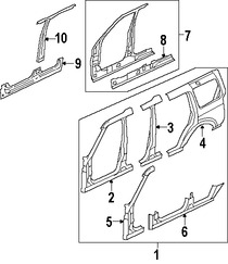 Foto de Estribo Original para Land Rover LR3 Land Rover Marca LAND ROVER N�mero de Parte LR064259