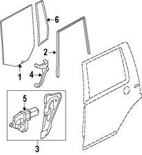 Foto de Cristal de Puerta Original para Land Rover LR3 Land Rover Marca LAND ROVER Nmero de Parte CVB500300