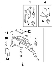 Foto de Panel / guardafango posterior lateral Original para Land Rover LR3 2005 2006 2007 2008 2009 Marca LAND ROVER Nmero de Parte LR017962