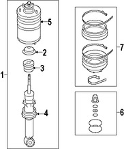 Foto de Amortiguador de parachoque Original para Land Rover LR3 Land Rover Marca LAND ROVER Nmero de Parte RPC500021