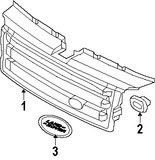 Foto de Emblema de la rejilla / parrilla Original para Land Rover Range Rover Sport Land Rover Range Rover Marca LAND ROVER Nmero de Parte DAG500160