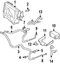 Foto de Tubo Enfriamiento de Aceite del Motor Original para Land Rover Range Rover Sport 2006 2007 2008 2009 Marca LAND ROVER Nmero de Parte PCH501122