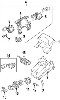 Foto de Interruptor del limpiaparabrisas Original para Land Rover Range Rover Sport Land Rover LR3 Land Rover Marca LAND ROVER Nmero de Parte XPE500100