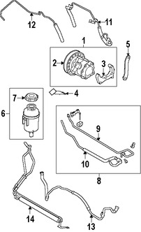 Foto de Enfriador Direccin Asistida Original para Land Rover LR2 2008 2009 2010 2011 2012 Marca LAND ROVER Nmero de Parte LR007390