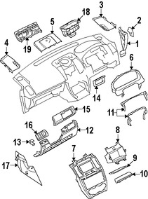 Foto de Cobertor de Altavoz Original para Land Rover LR2 Marca LAND ROVER Nmero de Parte LR007274