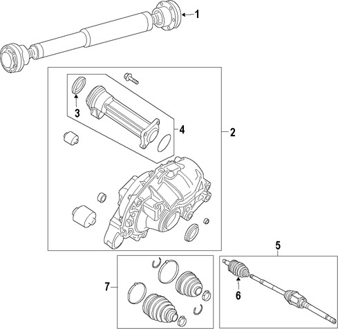 Foto de Kit Junta Homocinetica Original para Land Rover Range Rover Sport 2013 Marca LAND ROVER Nmero de Parte LR025872