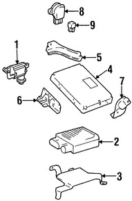 Foto de Sensor de posicin de la mariposa del acelerador Original para Toyota Lexus Marca LEXUS Nmero de Parte 8945230150