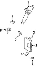 Foto de Solenoide de Tiempo Variable Original para Toyota Lexus Marca LEXUS Nmero de Parte 153400P020