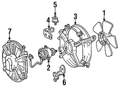 Foto de Motor de Ventilador de Condensador Aire Acondicionado Original para Lexus LS400 1990 1991 1992 Marca LEXUS Nmero de Parte 8855050010