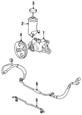 Foto de Polea de Bomba de Direccin Original para Lexus LS400 Marca LEXUS Nmero de Parte 4431150010