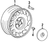 Foto de Tuerca de la Rueda Original para Lexus Toyota Marca LEXUS Nmero de Parte 9094201062