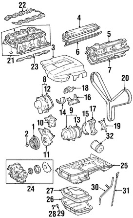 Foto de Empacadura del M�ltiple de Admisi�n Original para Lexus Toyota Marca LEXUS N�mero de Parte 1717150020