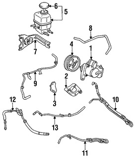 Foto de Manguera de Direcci�n Hidr�ulica Original para Toyota Camry 1992 1993 1994 Lexus ES300 1992 1993 Marca LEXUS N�mero de Parte 4434833010