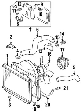 Foto de Empacadura de la carcasa del termostato del refrig Original para Lexus Toyota  Scion Marca LEXUS Nmero de Parte 1632562010