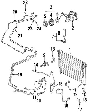 Foto de Tapa Vlvula de Servicio Aire Acondicionado Original para Lexus Toyota Scion Marca LEXUS Nmero de Parte 8837502070