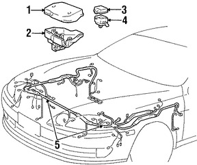 Foto de Arns de Cables del Motor Original para Lexus SC300 1992 Marca LEXUS Nmero de Parte 8211124561