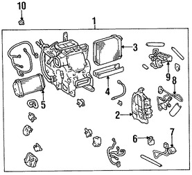 Foto de Sensor de Temperatura del Aire de la Cabina Original para Lexus LS400 Lexus LX570 Toyota Land Cruiser Marca LEXUS Nmero de Parte 8862550130