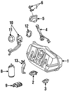 Foto de Empacadura de Unidad de Envio de Tanque de Combustible Original para Lexus LS400 Lexus RX300 Toyota Highlander Marca LEXUS Nmero de Parte 8336130020