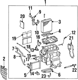 Foto de Sensor de Temperatura del Aire de la Cabina Original para Toyota Camry Toyota Avalon Lexus ES300 Marca LEXUS Nmero de Parte 8862533070