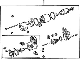 Foto de Solenoide de Encendido Original para Lexus Toyota Marca LEXUS Nmero de Parte 2815050100