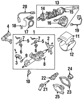 Foto de Cardn de Eje de Columna Direccin Original para Lexus RX300 1999 2000 2001 2002 2003 Marca LEXUS Nmero de Parte 4523048020