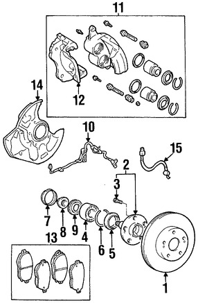Foto de Tuerca de Eje Original para Lexus IS300 2001 2002 2003 2004 2005 Marca LEXUS Nmero de Parte 9017922022