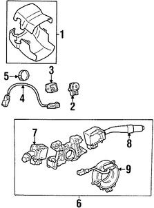 Foto de Interruptor Combinado Original para Lexus Toyota Marca LEXUS Nmero de Parte 8414033020