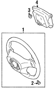Foto de Timon / Volante / Manubrio Original para Lexus IS300 2001 2002 2003 2004 Marca LEXUS Nmero de Parte 4510053090C0