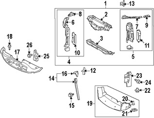 Foto de Perno de cubierta de parachoques Original para Lexus Toyota Marca LEXUS Nmero de Parte 9011906782