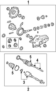 Foto de Kit Junta Homocinetica Original para Lexus Marca LEXUS Nmero de Parte 4303030020