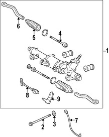 Foto de Terminal de la direcci�n Original para Lexus Marca LEXUS N�mero de Parte 4546330130