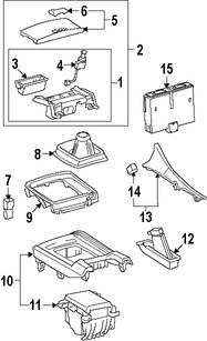 Foto de Interruptor de Calefacci�n del Asiento Original para Lexus Marca LEXUS N�mero de Parte 8475130190
