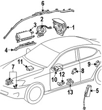 Foto de Cable Espiral Bolsa de Aire Original para Toyota Lexus Scion Marca LEXUS Nmero de Parte 843060E010