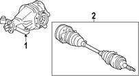 Foto de Eje de Homocintica Original para Lexus IS350 Lexus IS F Lexus GS350 Lexus GS430 Lexus GS460 Lexus GS450h Marca LEXUS Nmero de Parte 4233030160