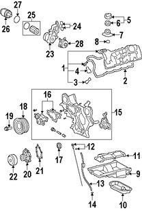 Foto de Enfriador de Aceite del Motor Original para Lexus IS F Marca LEXUS Nmero de Parte 1570038030