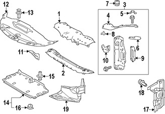 Foto de Barra sujecin soporte del radiador Original para Lexus Marca LEXUS Nmero de Parte 5710430090